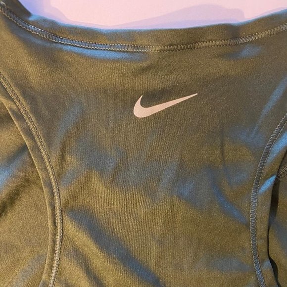 Nike DrI-Fit Green Running Tank, Size Small - Picture 3 of 7